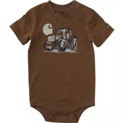 Carhartt Infant Boys' Short Sleeve Tractor Bodysuit | Tractor Supply