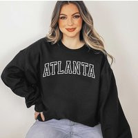 Atlanta Sweatshirt, Fashion Game Day College Student Gift, Football Christmas Gift | Etsy (US)