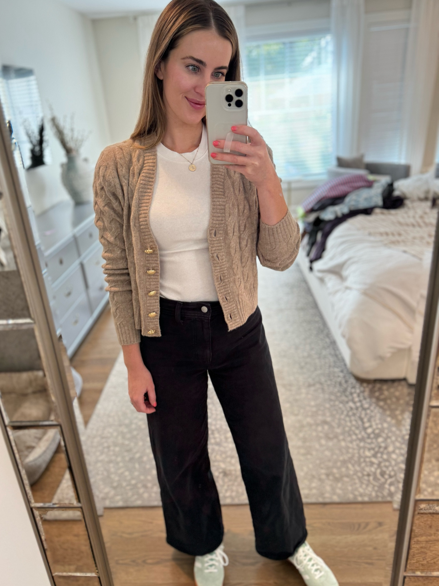 Have loved these wide leg target jeans since the spring and just ordered the corduroy version! 
Also a cute fall transition sweater I recently picked up 

#LTKShoeCrush #LTKFallSale #LTKFindsUnder100
