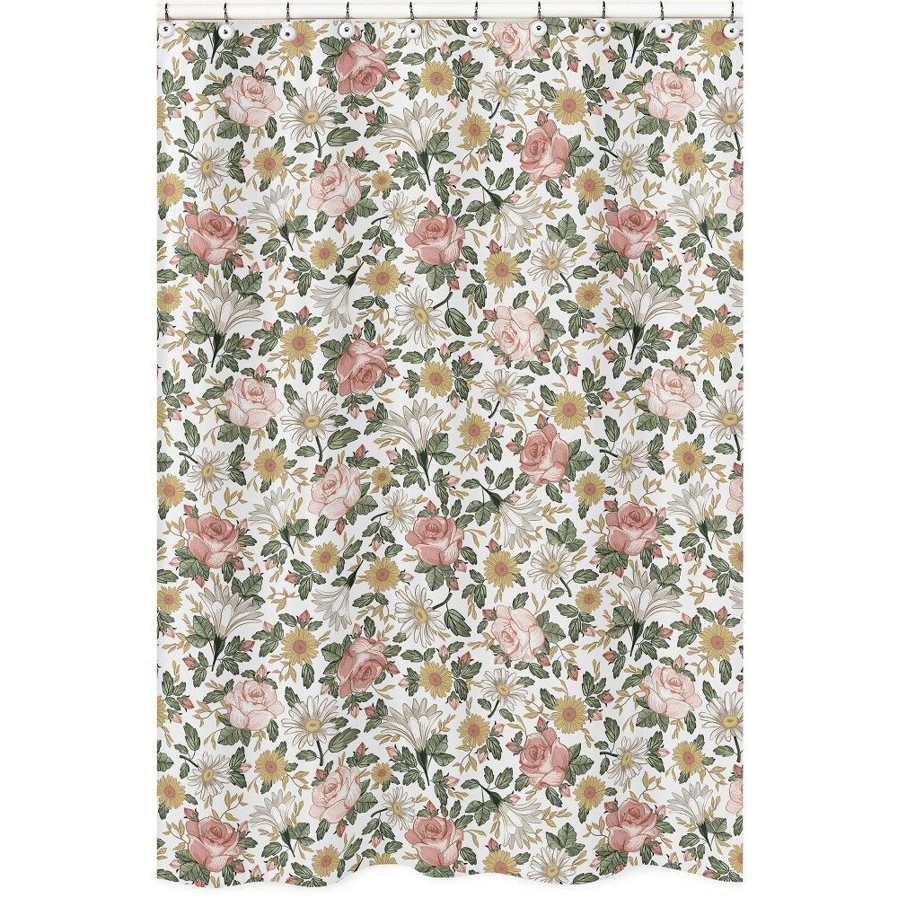 Vintage Floral Shower Curtain - Sweet Jojo Designs | Target