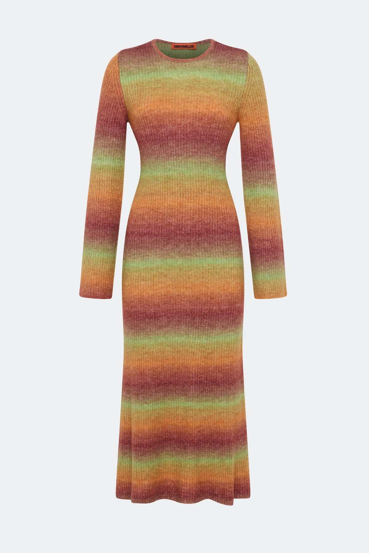 Axon Knit Dress In Autumn Ombre | Simon Miller
