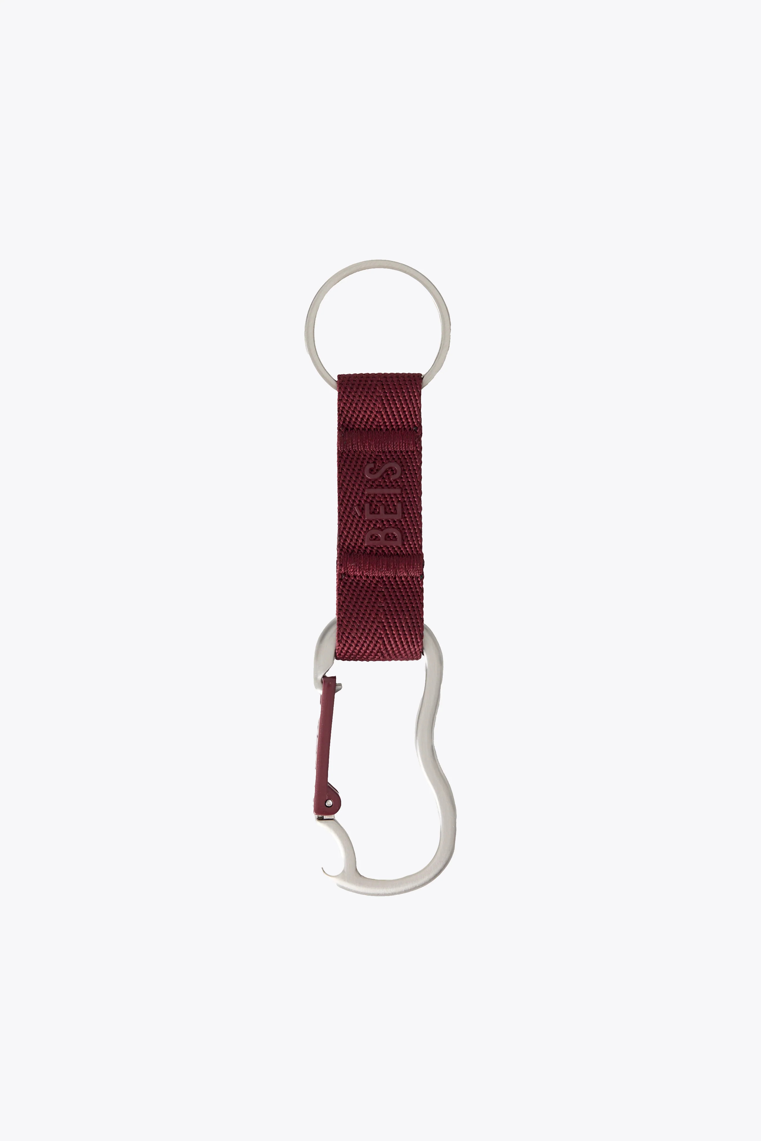 The Carabiner 
                in Burgundy | BEIS