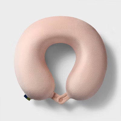 Memory Foam Travel Neck Pillow - Open Story™ Pink: U-Shape Support Pillow | Target