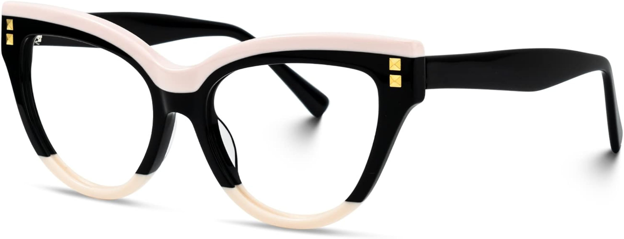 Zeelool Stylish Cat Eye Glasses for Women Chic Eyewear Cascata ZOA01858 | Amazon (US)