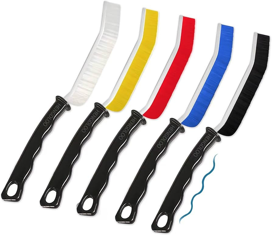 HENGDLOO Crevice Cleaning Brush,5 PCS Hard Bristle Crevice Brush,Multifunctional Gap Cleaning Bru... | Amazon (US)