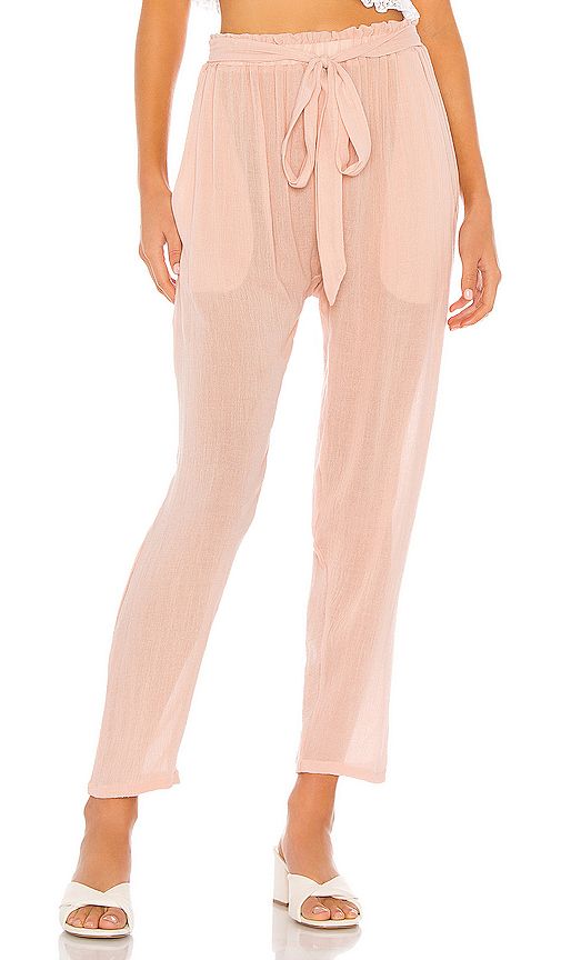 eberjey Summer Of Love Hudson Pant in Pink. - size L (also in M) | Revolve Clothing (Global)