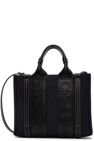 Navy Small Woody Tote | SSENSE