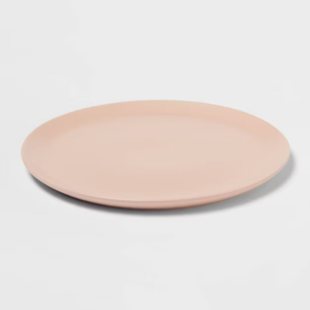 12" Stoneware Acton Serving Platter Pink - Threshold™ | Target