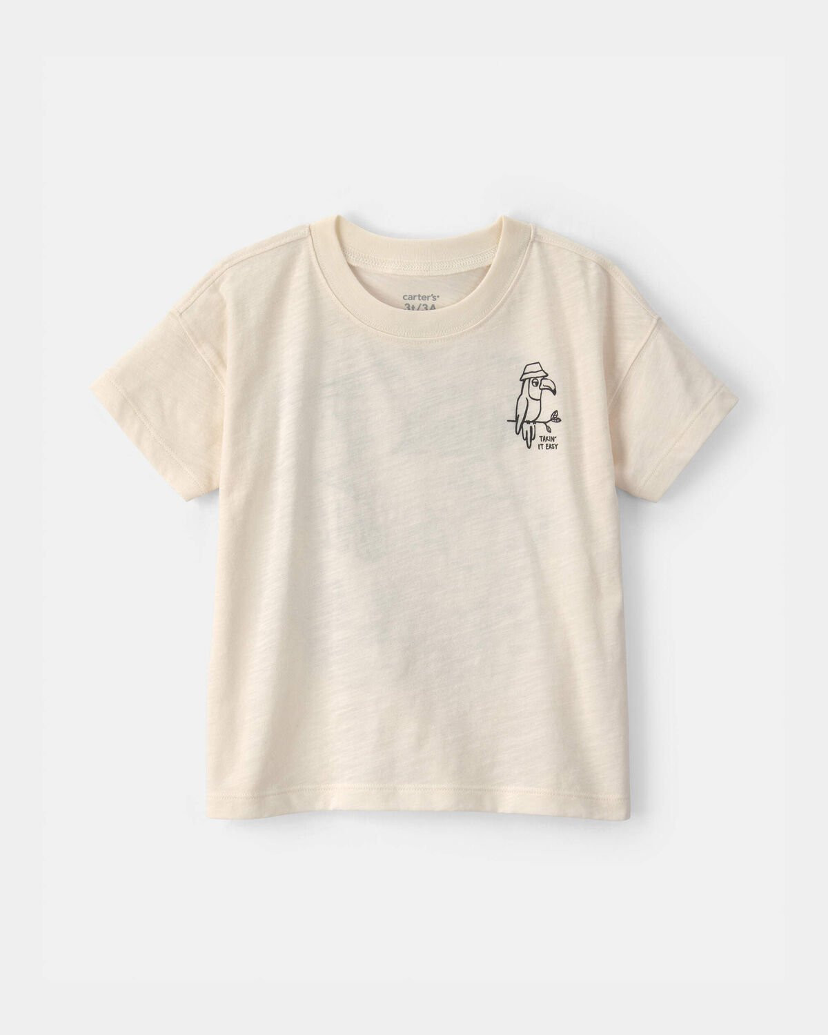 Toddler Boy Toucan Tropical Graphic Tee - Ivory | Carter's | Carter's Inc