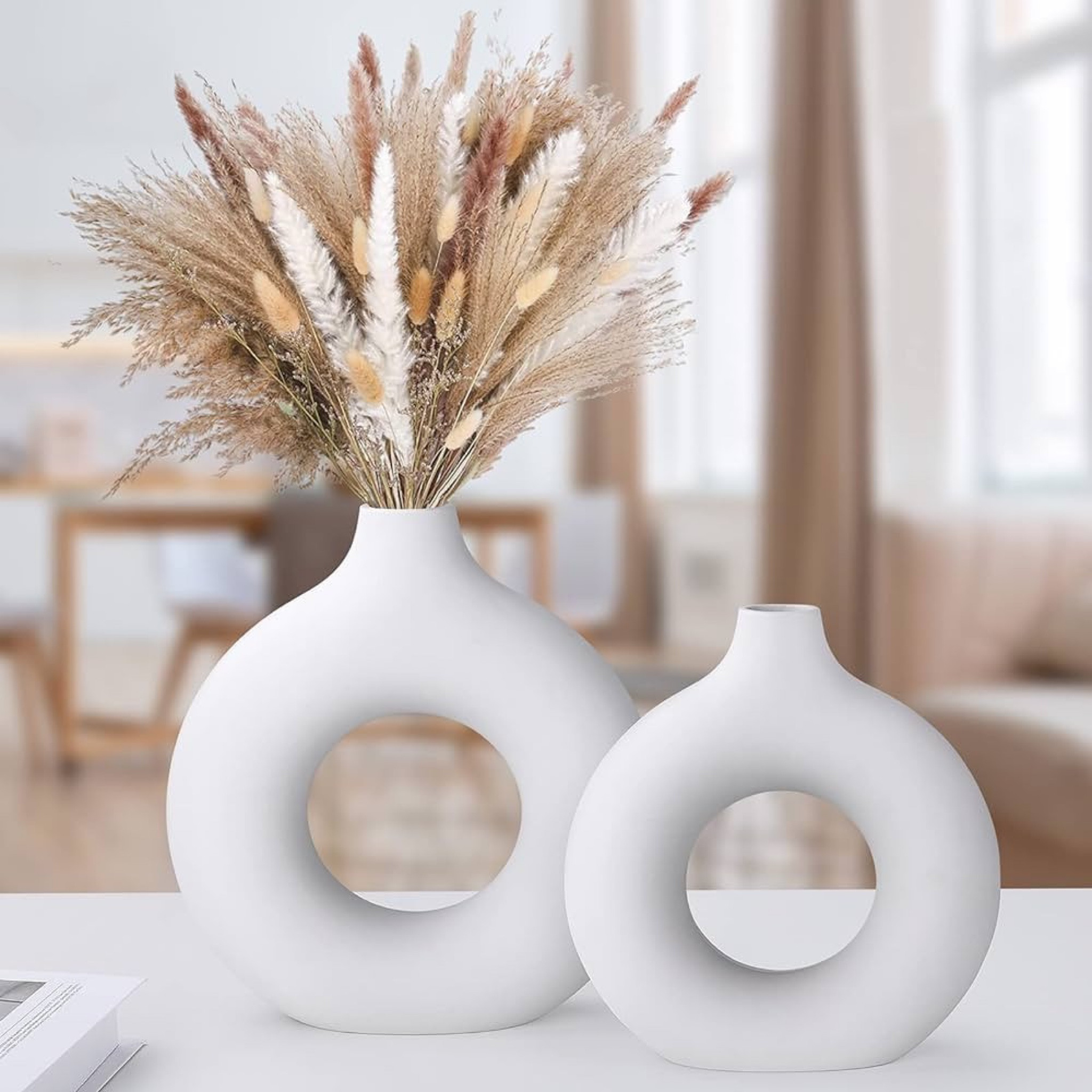 Decorative Circular White Vase Set

#LTKhome