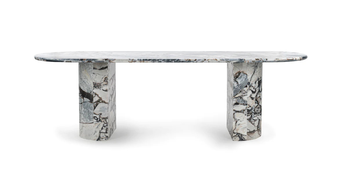 Dante - Dante Dining Table, Marble, 98in | Interior Icons