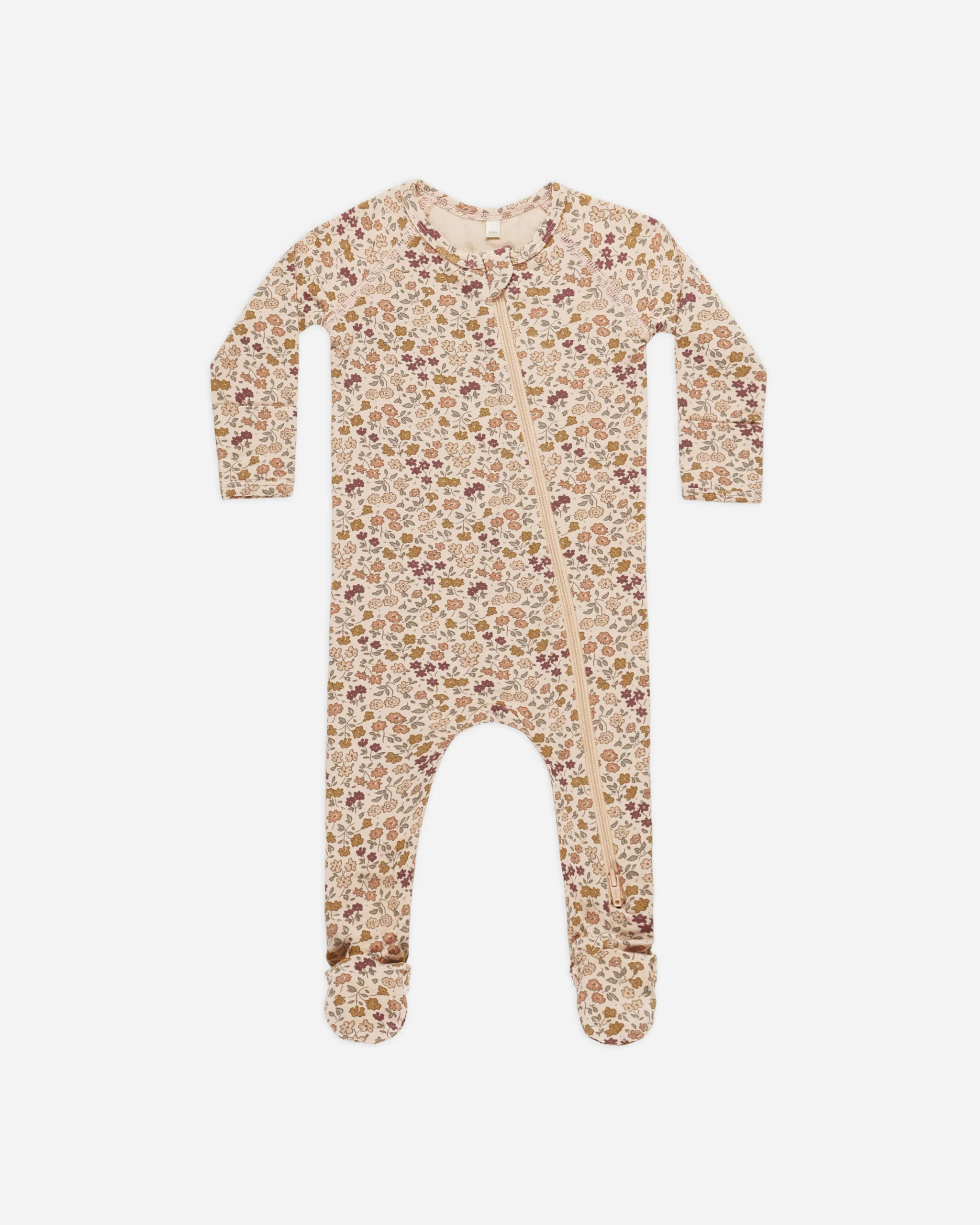 Bamboo Zip Footie || Posy | Rylee + Cru