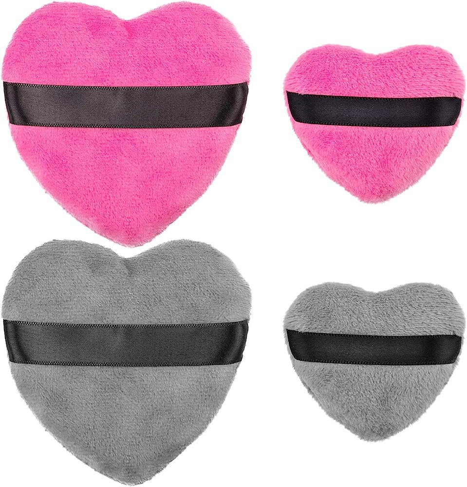 OIIKI 4PCS Makeup Blendiful Puffs, Cotton Powder Puff, Makeup Tool Beauty Sponges Blender, in Lov... | Amazon (US)