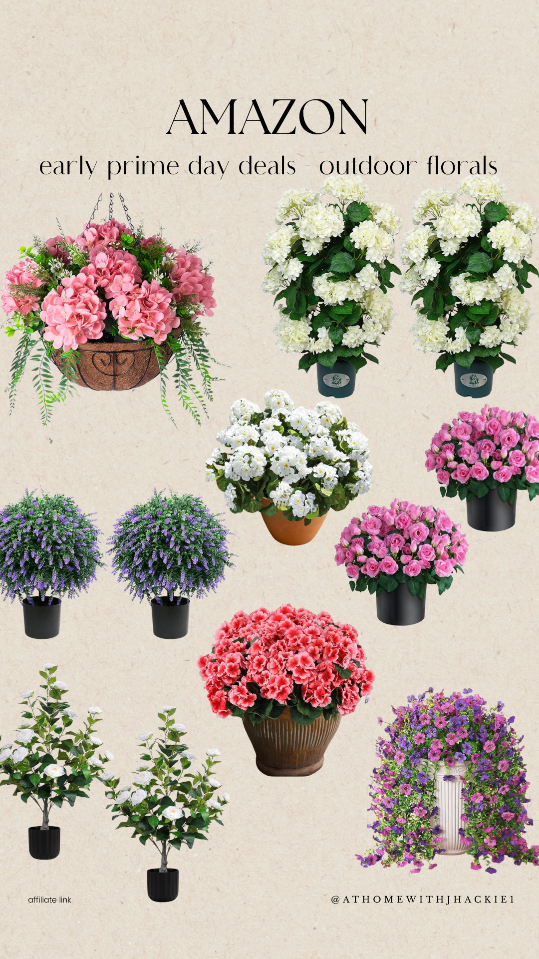 Amazon Early Prime Day Deals – Outdoor Florals, outdoor faux flowers, artificial hanging baskets, faux hydrangeas, outdoor planters, front porch decor, Amazon outdoor decor, landscaping ideas, curb appeal, porch flowers, artificial topiary trees, outdoor decorating ideas, faux plants for outdoors, garden decor, patio styling, summer porch decor, low maintenance landscaping, outdoor flower arrangements, colorful outdoor planters, Amazon home finds, outdoor living inspiration, realistic faux florals

#LTKSeasonal #LTKSaleAlert