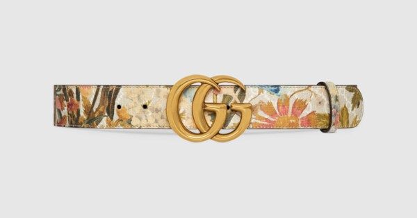 GG Marmont Flora belt | Gucci (US)