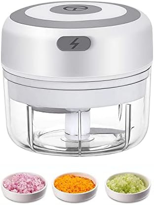 Electric Mini Garlic Chopper, 100ML USB Mini Food Chopper Garlic Mincer, Vegetable Chopper, Onion... | Amazon (US)