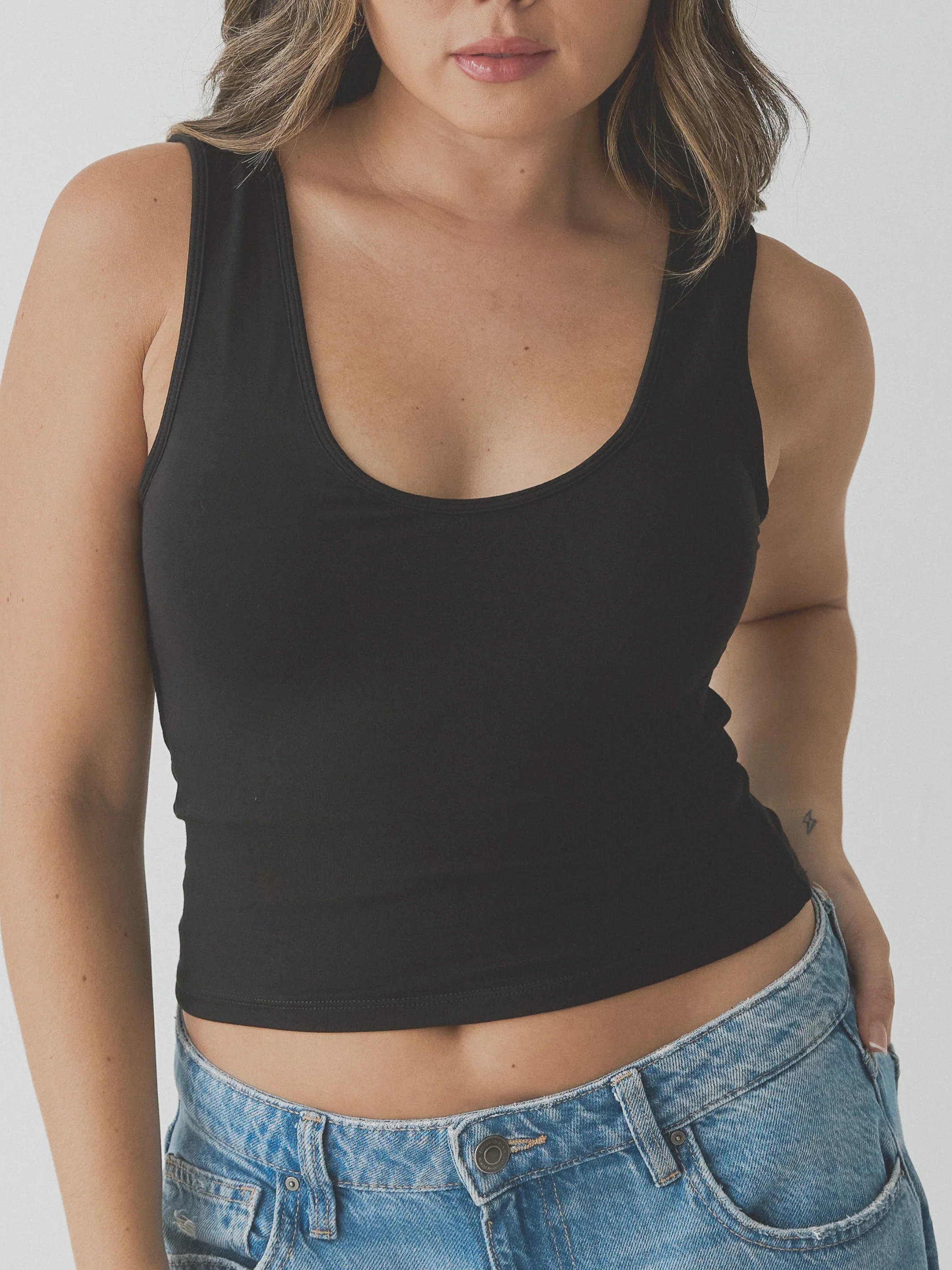 Solid Reversible Neckline Brami | Klassy