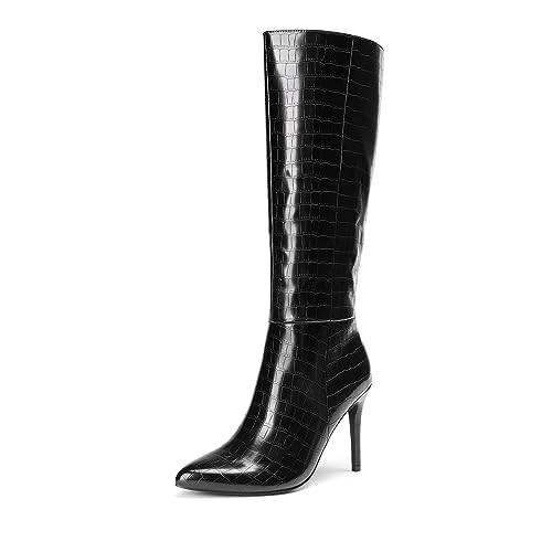 DREAM PAIRS Knee High Boots for Women, Sexy Pointed Toe Stiletto High Heel Boots, Fashion & Class... | Amazon (US)