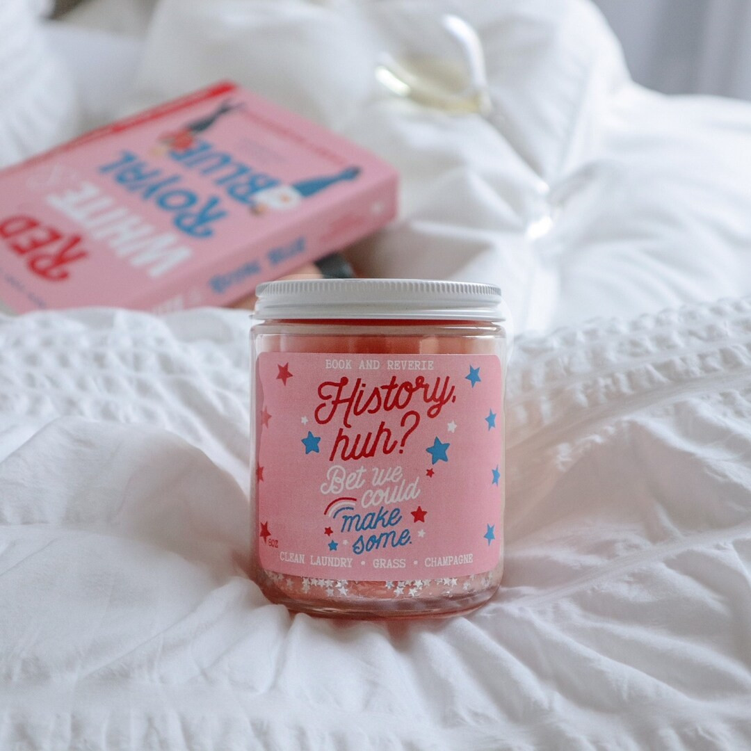 Red White and Royal Blue Candle History Huh Red White - Etsy | Etsy (US)