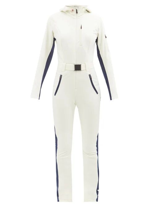 Perfect Moment - Gt Softshell Ski Suit - Womens - White Navy | Matches (US)