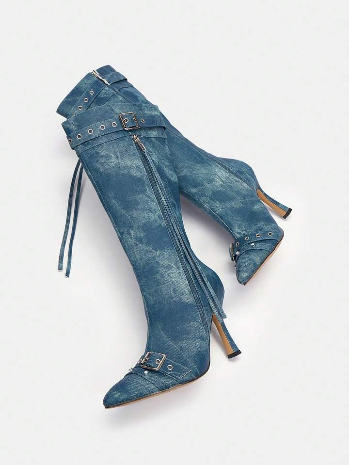 SHEIN ICON Vrouwen Halfhoog Laarzen | SHEIN