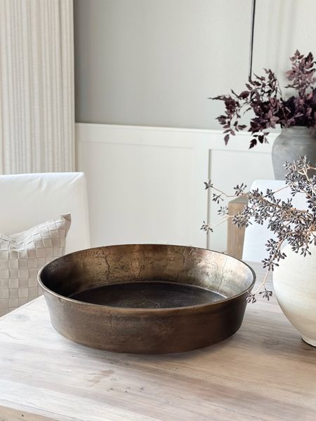 The most beautiful antiqued metal decorative bowl

#LTKhome #LTKHoliday