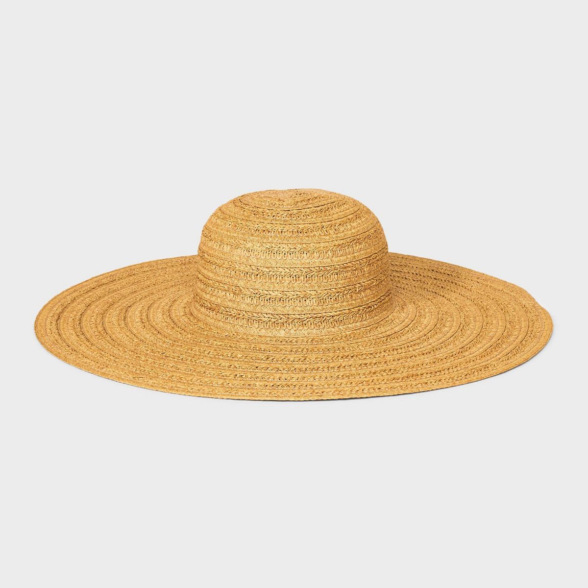 Braided Straw Floppy Hat - A New Day™ Natural S/M | Target