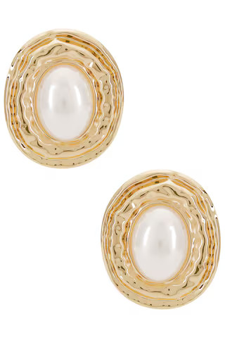8 Other Reasons Pearl Stud Earrings in Gold from Revolve.com | Revolve Clothing (Global)