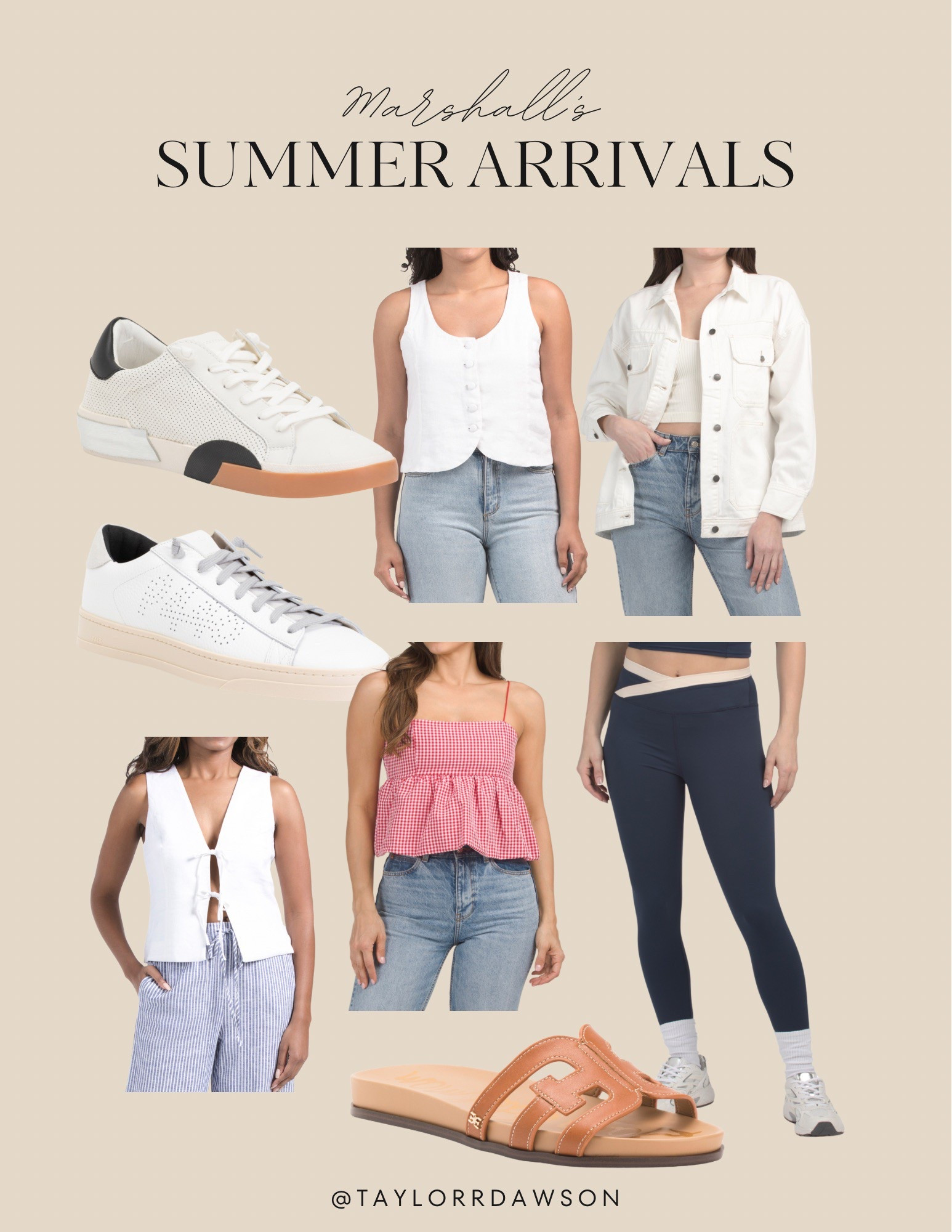 New summer arrivals from Marshall’s!

summer outfit ideas, summer top, gingham, summer sneakers, summer top, summer blouse, denim jacket, tie front top

#LTKItBag #LTKFindsUnder50 #LTKSummerEdit