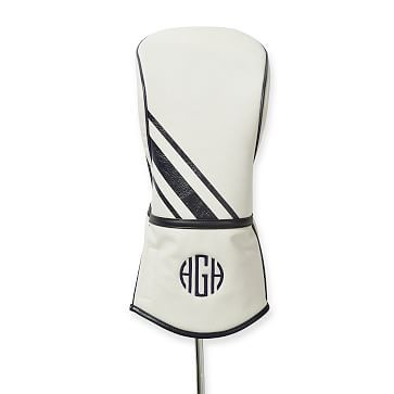 Sporty Stripe Golf Driver Club Cover | Mark and Graham