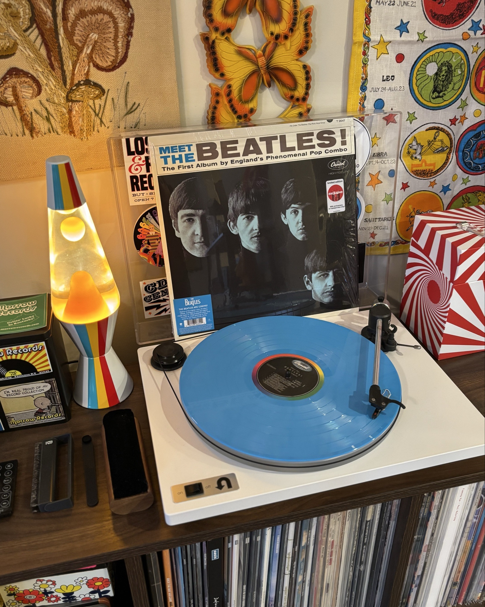 Meet the Beatles blue vinyl 💙