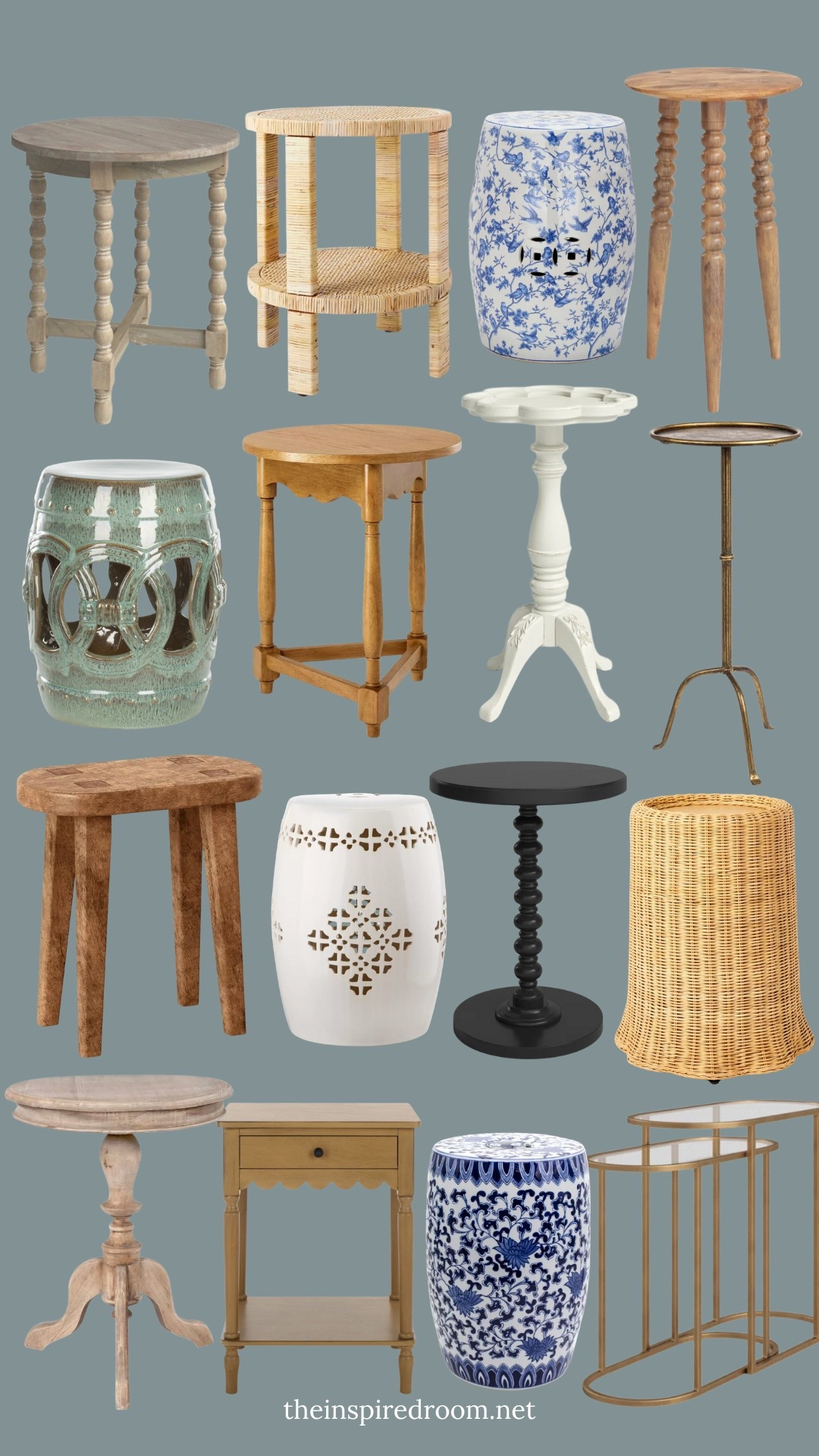 Accent table round up - small side tables and garden stools

#LTKStyleTip #LTKSaleAlert #LTKHome
