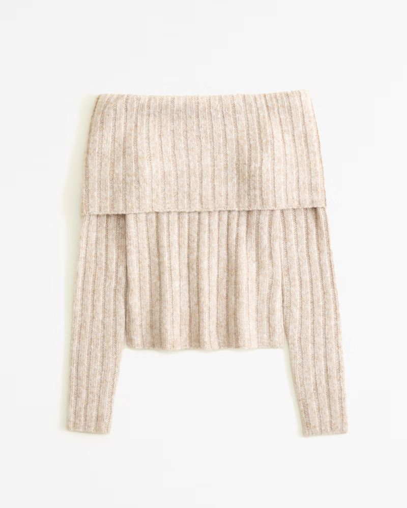 Off-The-Shoulder Sweater Top | Abercrombie & Fitch (US)