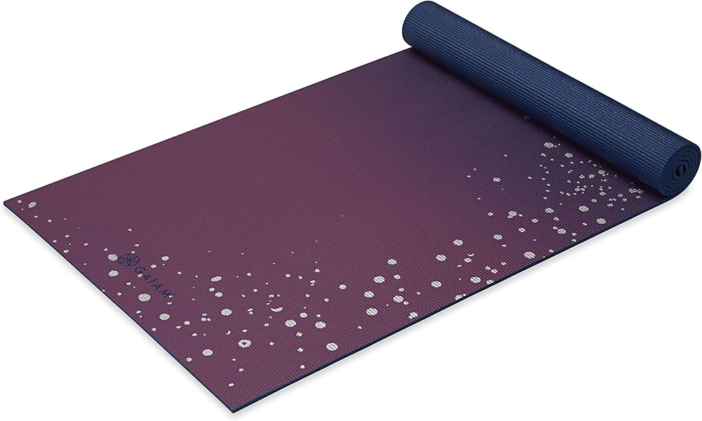 Gaiam Yoga Mat - Premium 6mm Print Extra Thick Non Slip Exercise & Fitness Mat for All Types of Y... | Amazon (US)