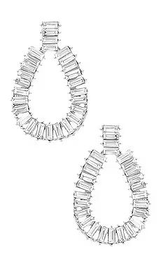 SHASHI Empress Earrings in Silver from Revolve.com | Revolve Clothing (Global)