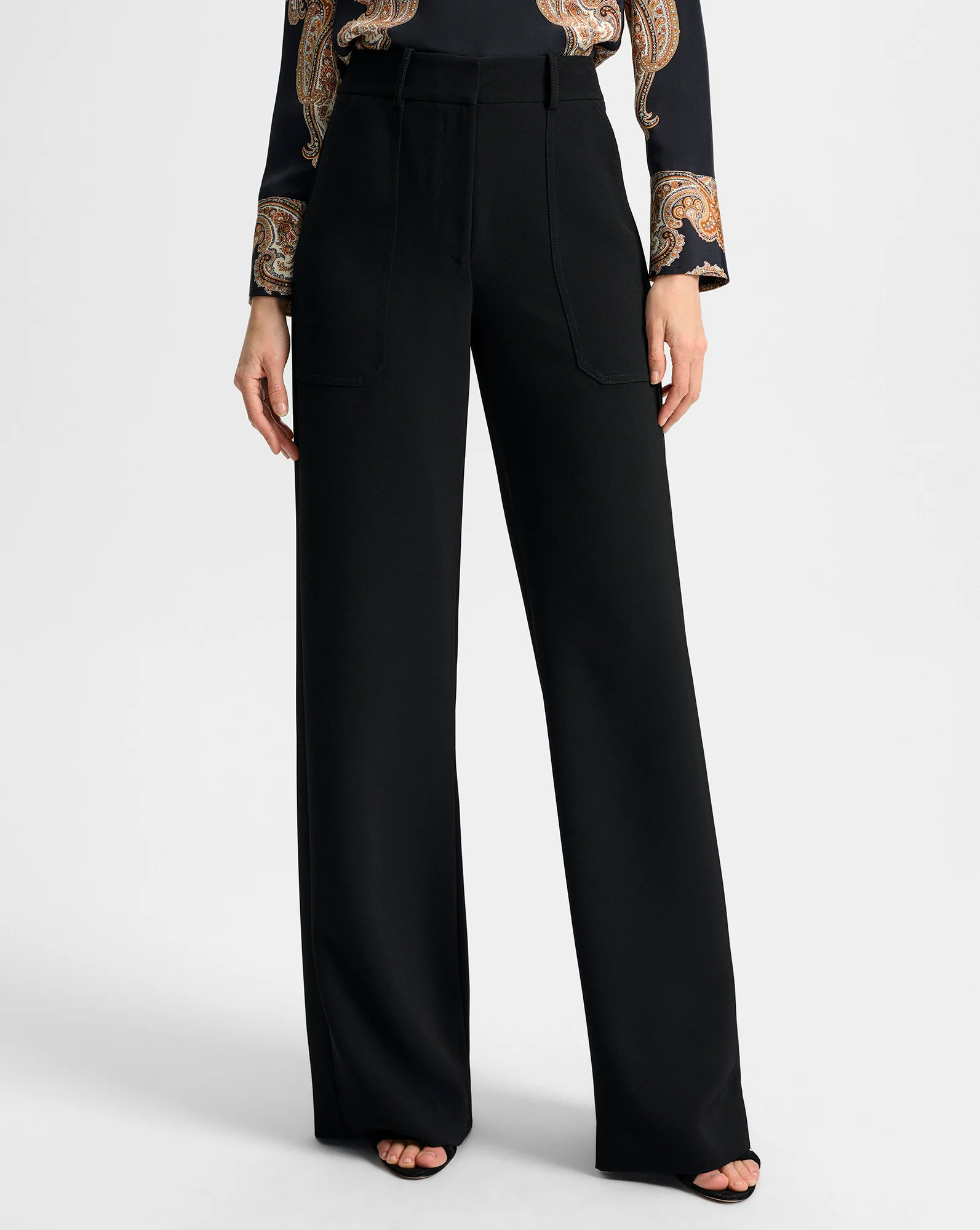 Cole Wide-Leg Pant | Veronica Beard