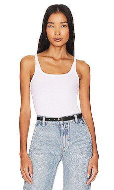 LNA Timeless Ribbed Tank in White from Revolve.com | Revolve Clothing (Global)