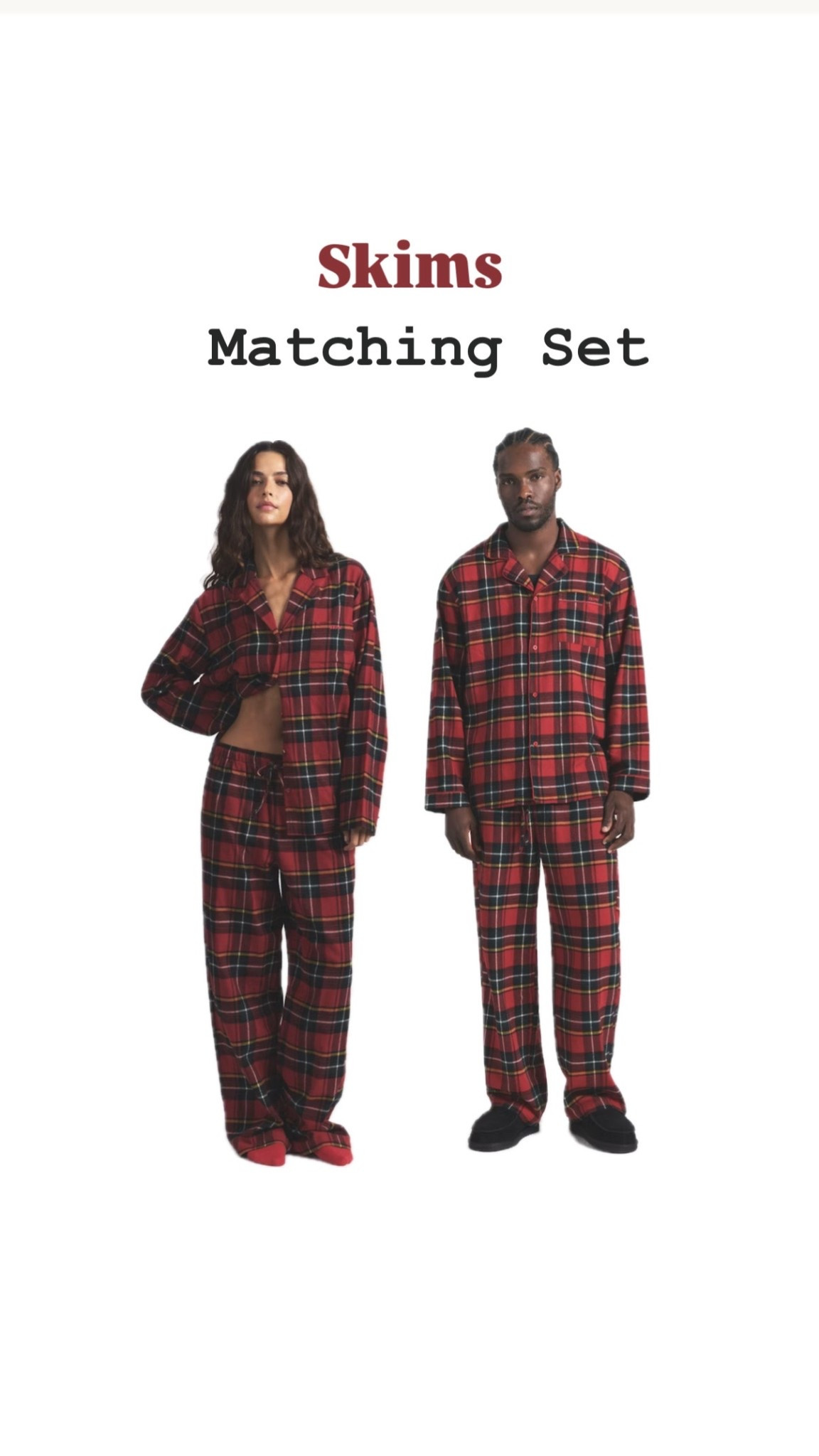 Matching pajamas !!

Christmas 
PJs
Matching
Cozy
Comfort
Gift idea 

#LTKHoliday #LTKGiftGuide #LTKU