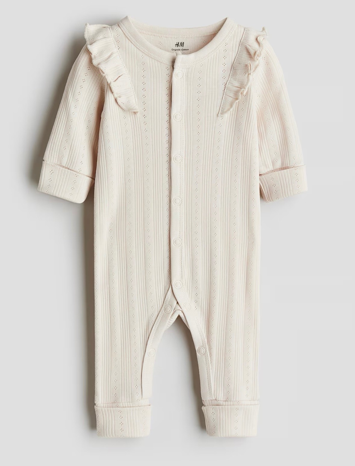 Pointelle baby romper suit 

#LTKuk #LTKbaby #LTKautumn