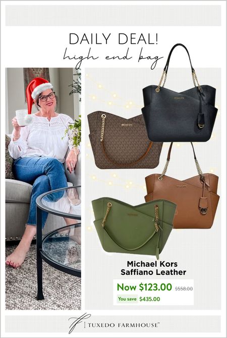 What a great price on this Michael Kors bag! Several color options. $93 from $558!

#LTKfindsunder100 #LTKitbag #LTKsalealert