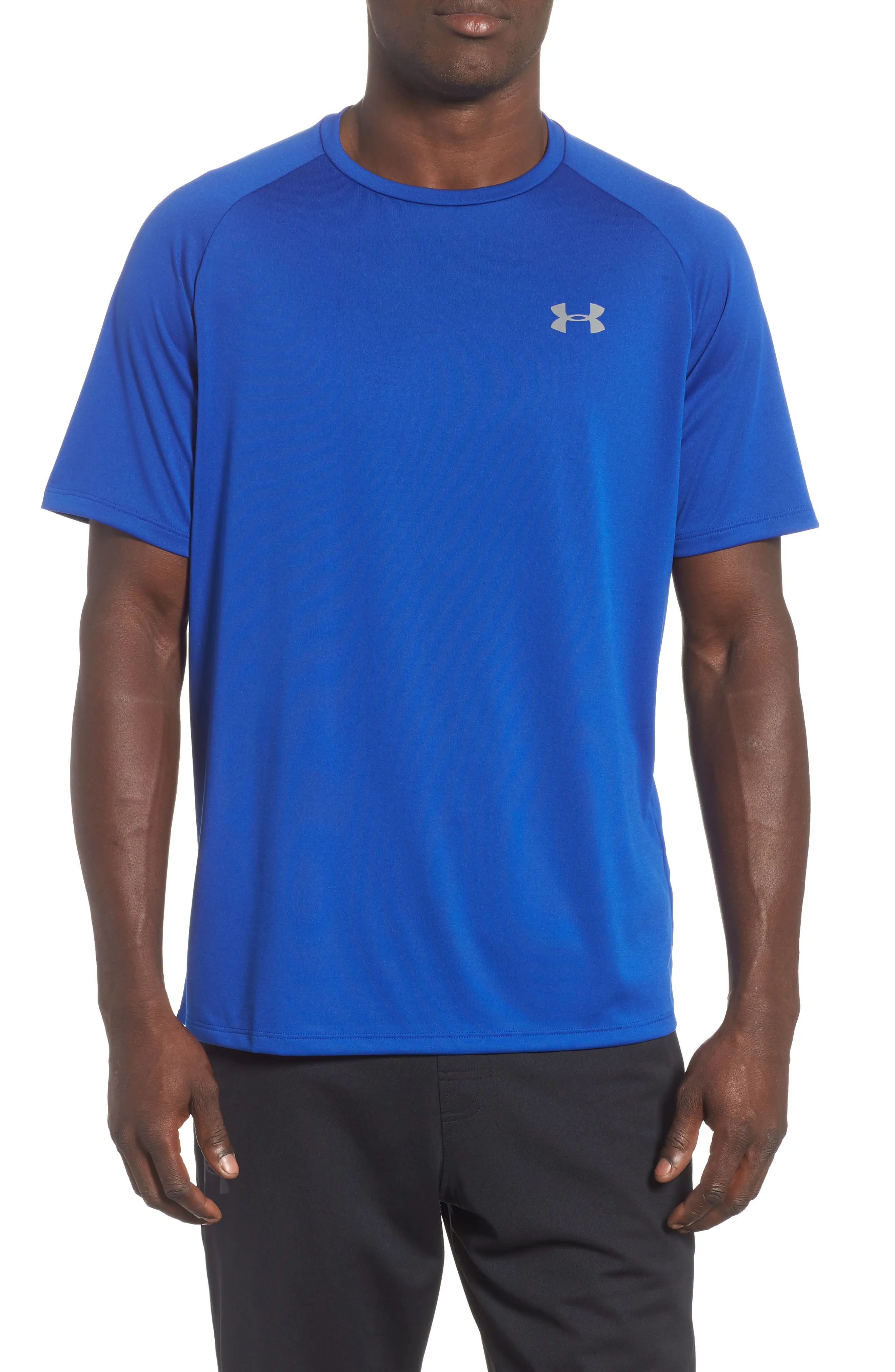 Men's Under Armour Ua Tech(TM) T-Shirt, Size Medium - Blue | Nordstrom
