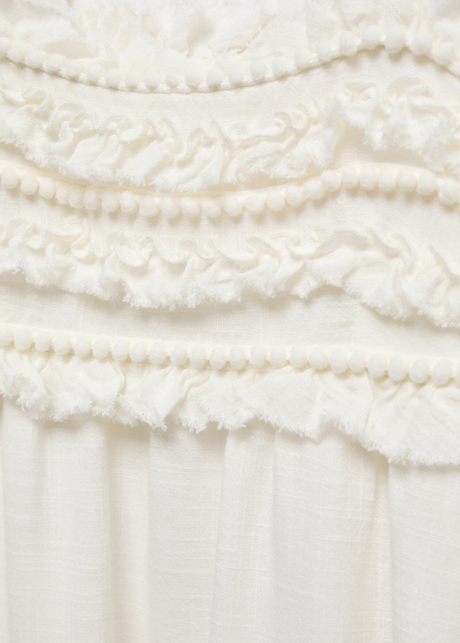 Straps dress with fringes detail | MANGO (US)