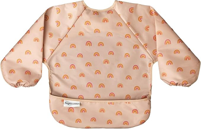 Tiny Twinkle Mess-Proof Full Sleeved Bib - Baby & Toddler Waterproof Smock with Tug-Proof Closure | Amazon (US)