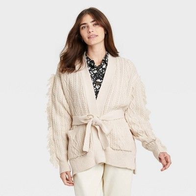 Women's Cardigan - Who What Wear™ Cream | Target