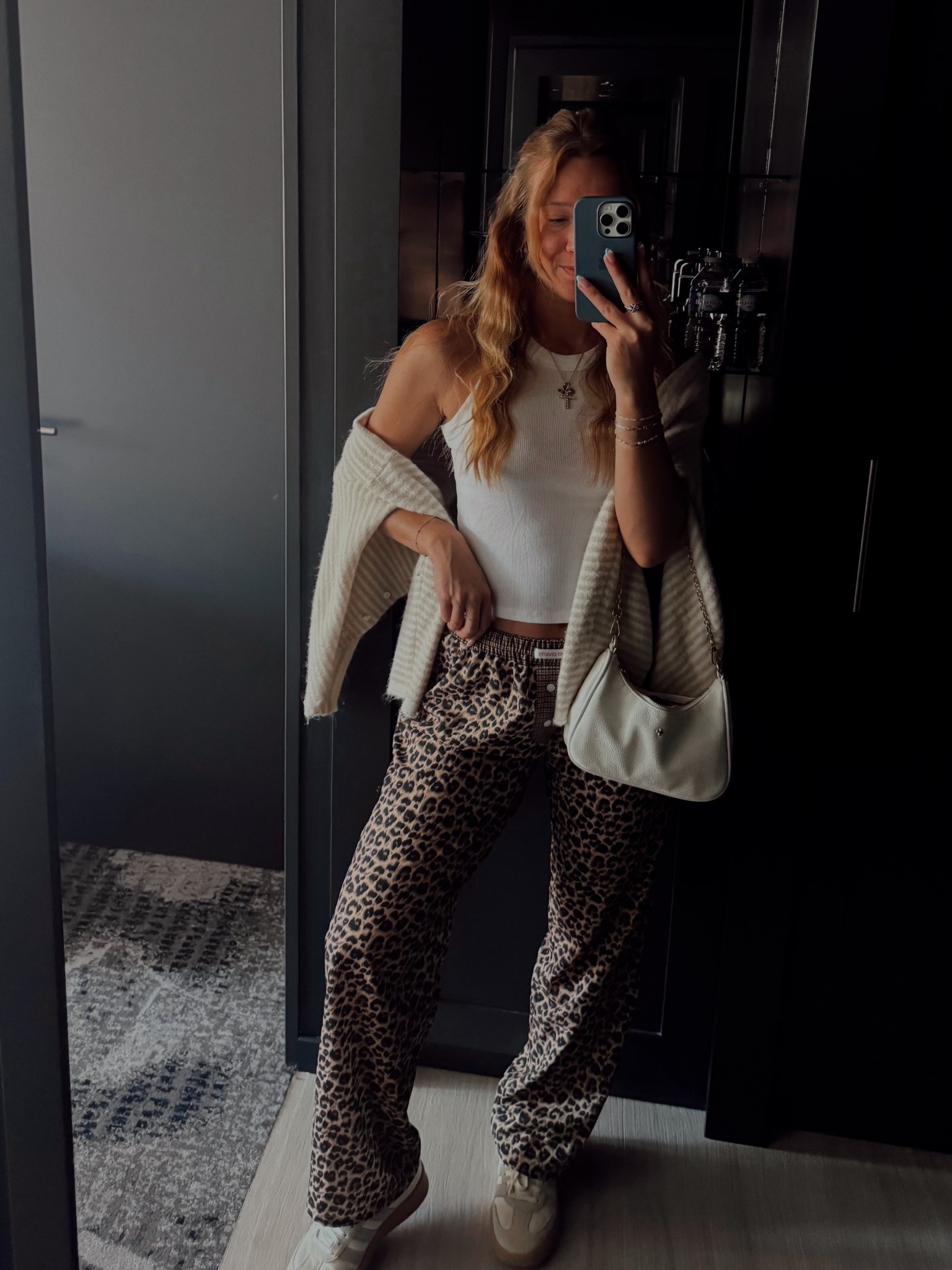 These cheetah print boxer pants needed another moment ESPECIALLY being in Europe. I’m wearing a size medium here

#LTKSeasonal #LTKSaleAlert #LTKStyleTip