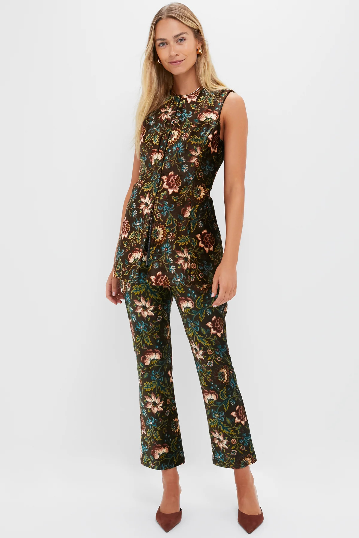 Hazel Moonflower Velvet Ashford Pants | Tuckernuck (US)