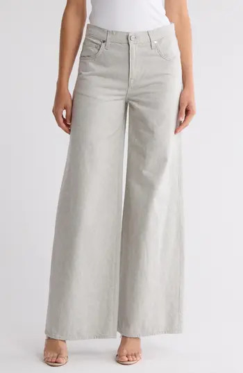 TWP Tiny Dancer Wide Leg Jeans in Light Grey at Nordstrom Rack, Size 26 | Nordstrom Rack