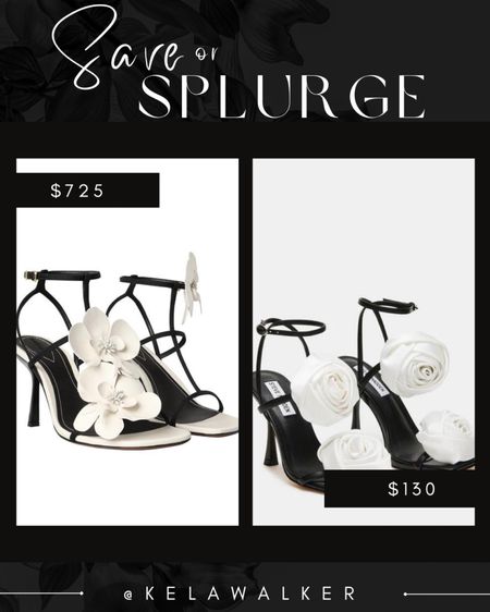 These  3-D floral heels are all the rage at the moment but the real question is do you want to save or splurge on the trend? 

#LTKshoecrush #LTKsalealert #LTKstyletip