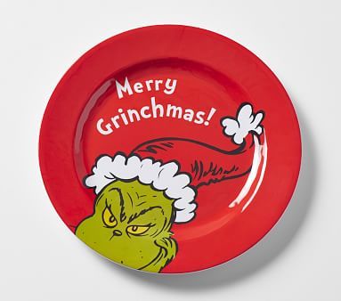Dr. Seuss's The Grinch™ Charger | Pottery Barn Kids | Pottery Barn Kids