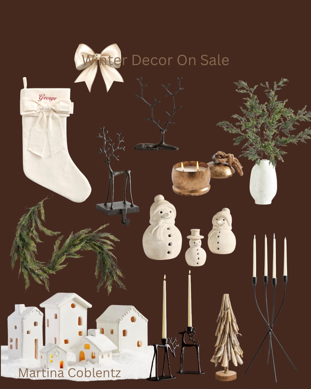 Winter / Christmas decor on sale 

•winter •Christmas decor •sale •save •home decor 

#LTKHome #LTKmomlife #LTKSeasonal